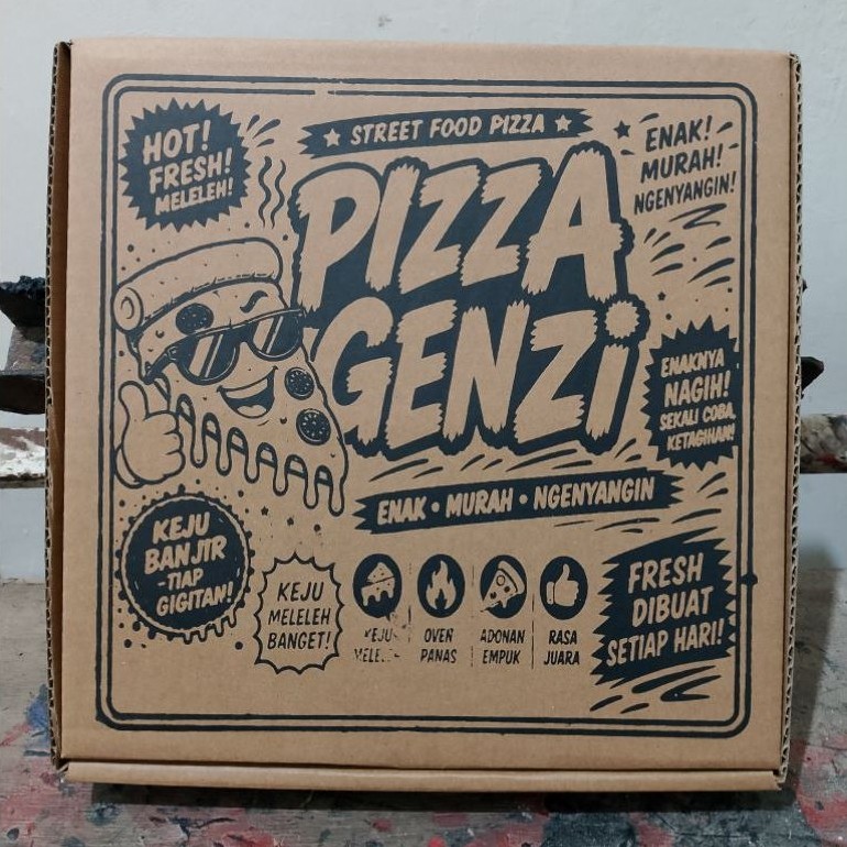 BOX PIZZA CUSTOM SIZE 22X22