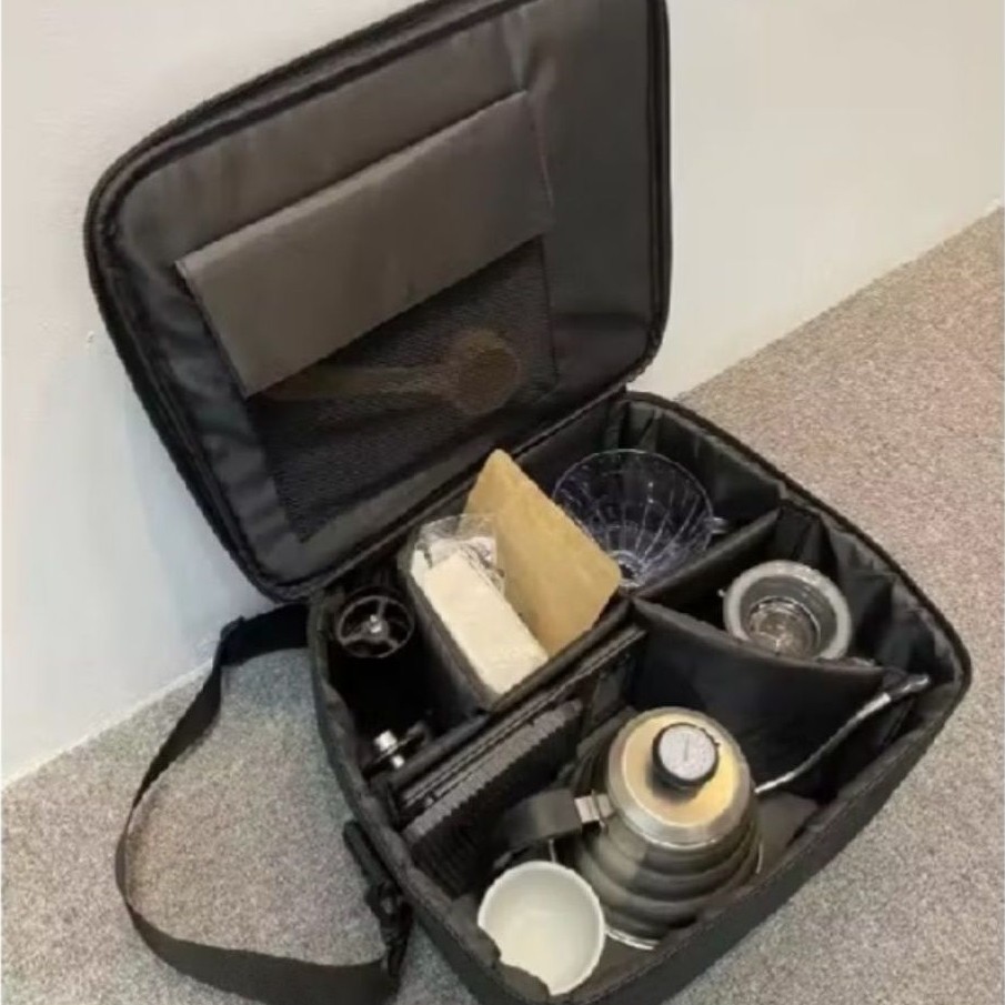 Tas Perlengkapan Barista Kopi, Tempat Alat-alat Kopi Traveling