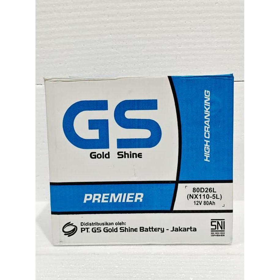 AKI MOBIL MITSUBISHI PAJERO GS  NX110-5L AKI 80D26L/80AH