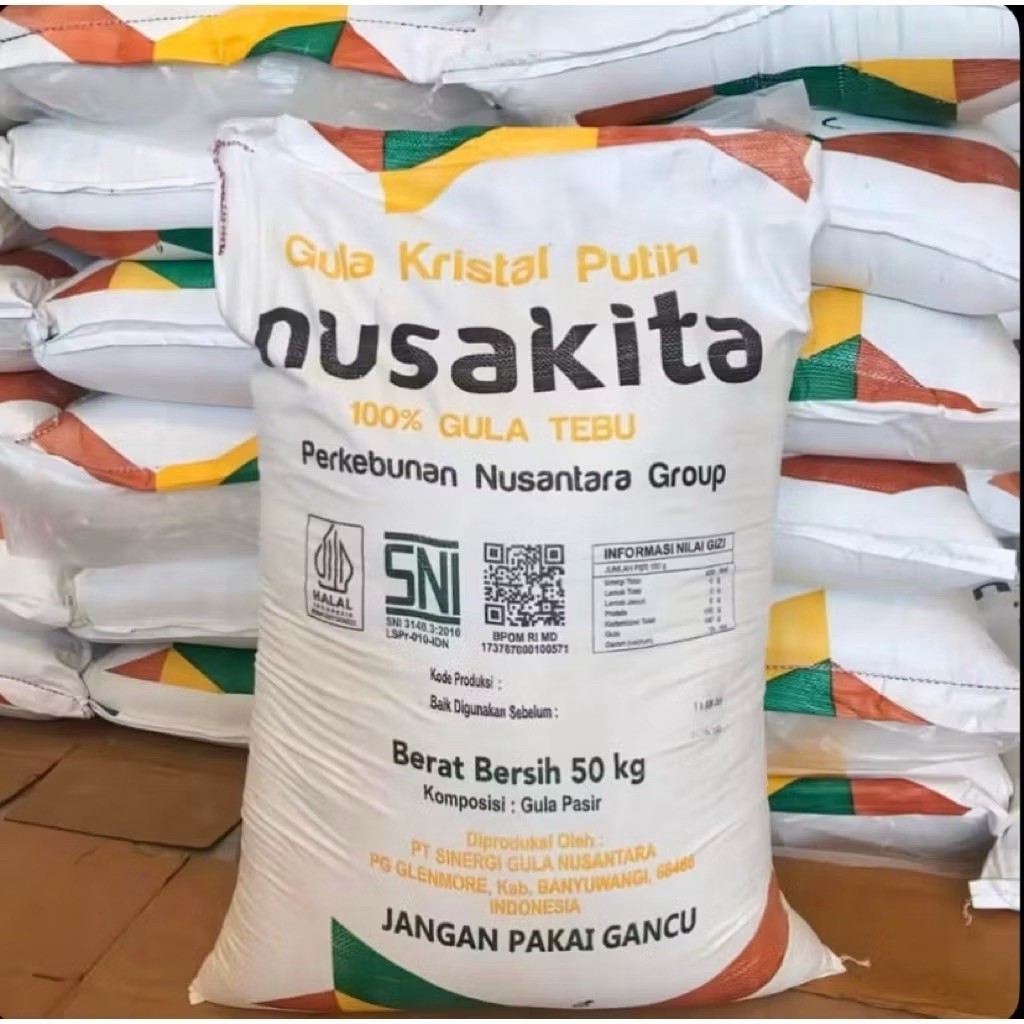 Gula Pasir Nusakita 50kg 1 Sak