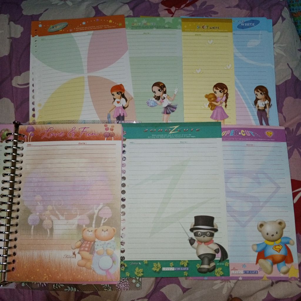 HARGA PERLEMBAR - MINIMAL ORDER 5 LEMBAR - FELICIA ETALASE 1 NON BIODATA VER ISI BINDER HARVEST LOOS