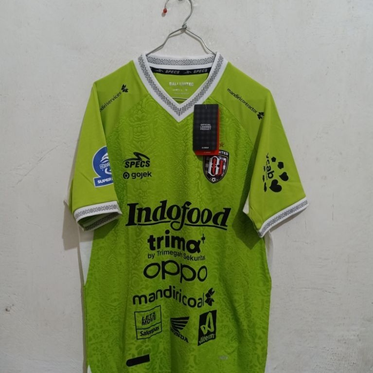 Jersey Bali United Kiper GK Home BRI Liga 1 2025 2026 Original Authentic Player Issue SPECS HAUPTMEI