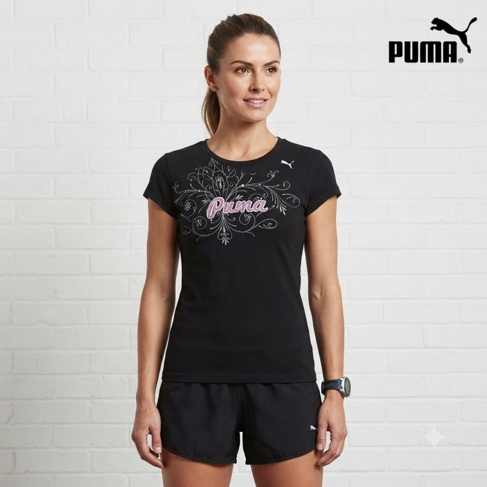 Baju Kaos Olahraga PUMA Cool Cell Hitam Original Second Preloved