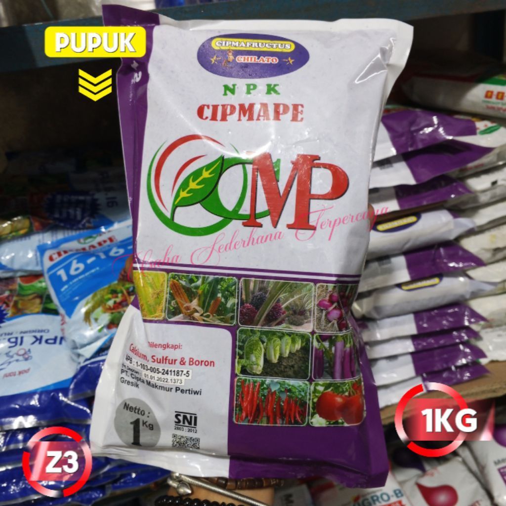 NPK Cipmape CMP 1Kg 12 12 17 Pupuk Pertanian
