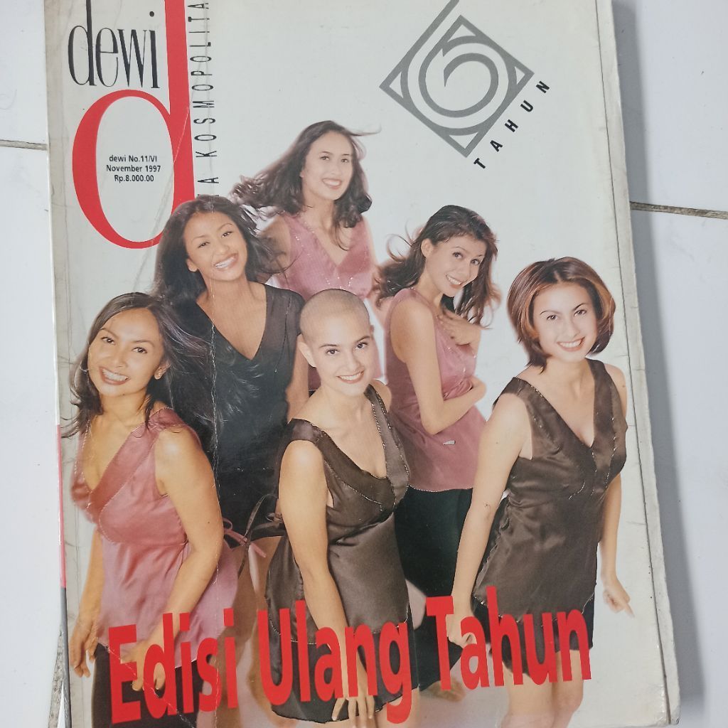 Majalah Lifestyle Langka Dewi Kosmopolitan Spesial Anniversary