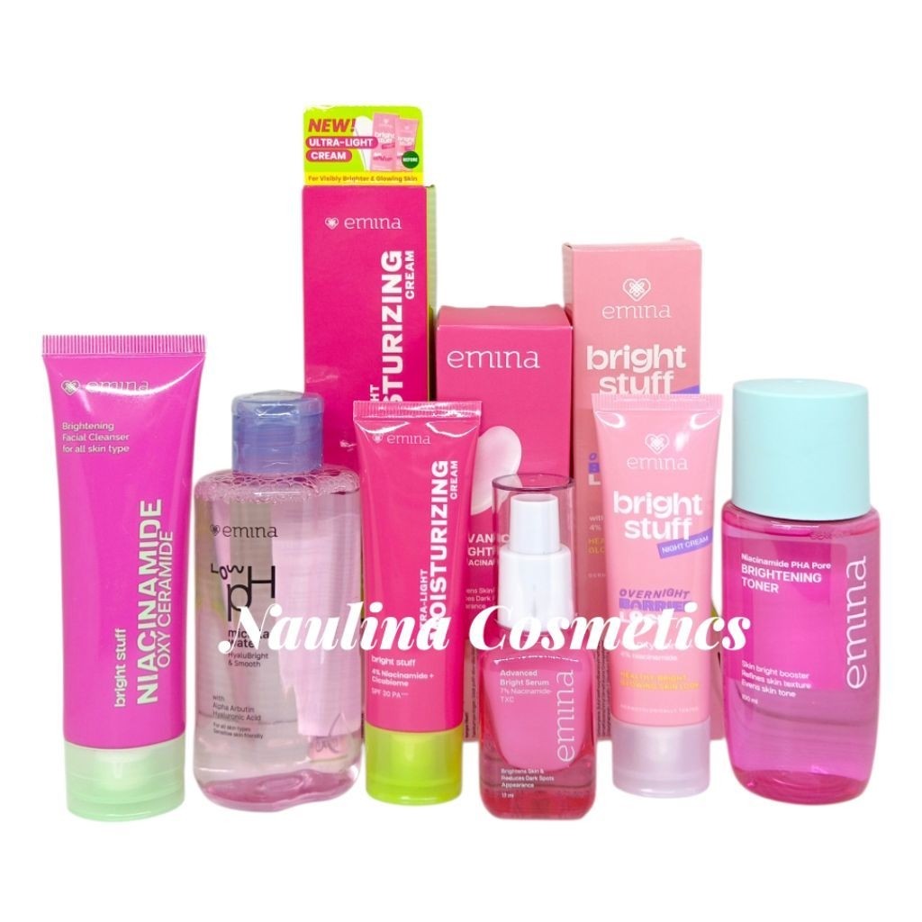 Emina Paket Bright Stuff/Emina Skincare Remaja/Emina Bright Stuff