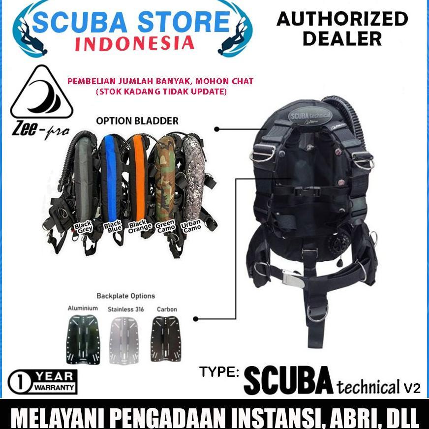 BCD Technical Zeepro ScubaTechnical Donut Wing Back Buoyancy BC Scuba Diving Tech Selam