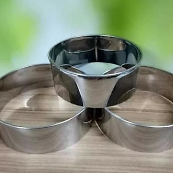 Chefmade Bakeware - Cookie Cutter Bulat Dan Oval / Ring Bulat Oval Stainless