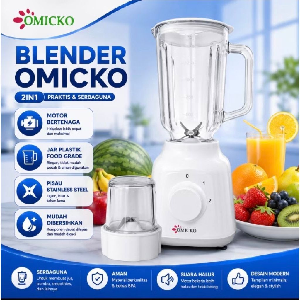 BLENDER OMICKO BL 310PC PLASTIK BL310PC
