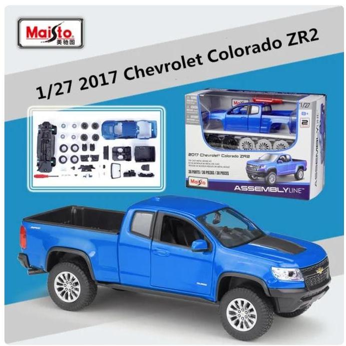 Maisto DIY Diecast mobil skala 1:24 ukuran besar model assembly line - Original licensed products me