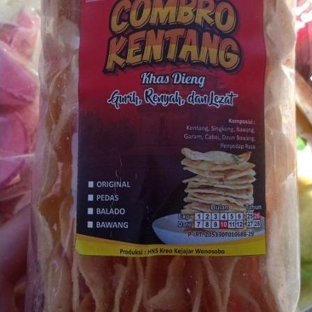 combro kentang khas dieng