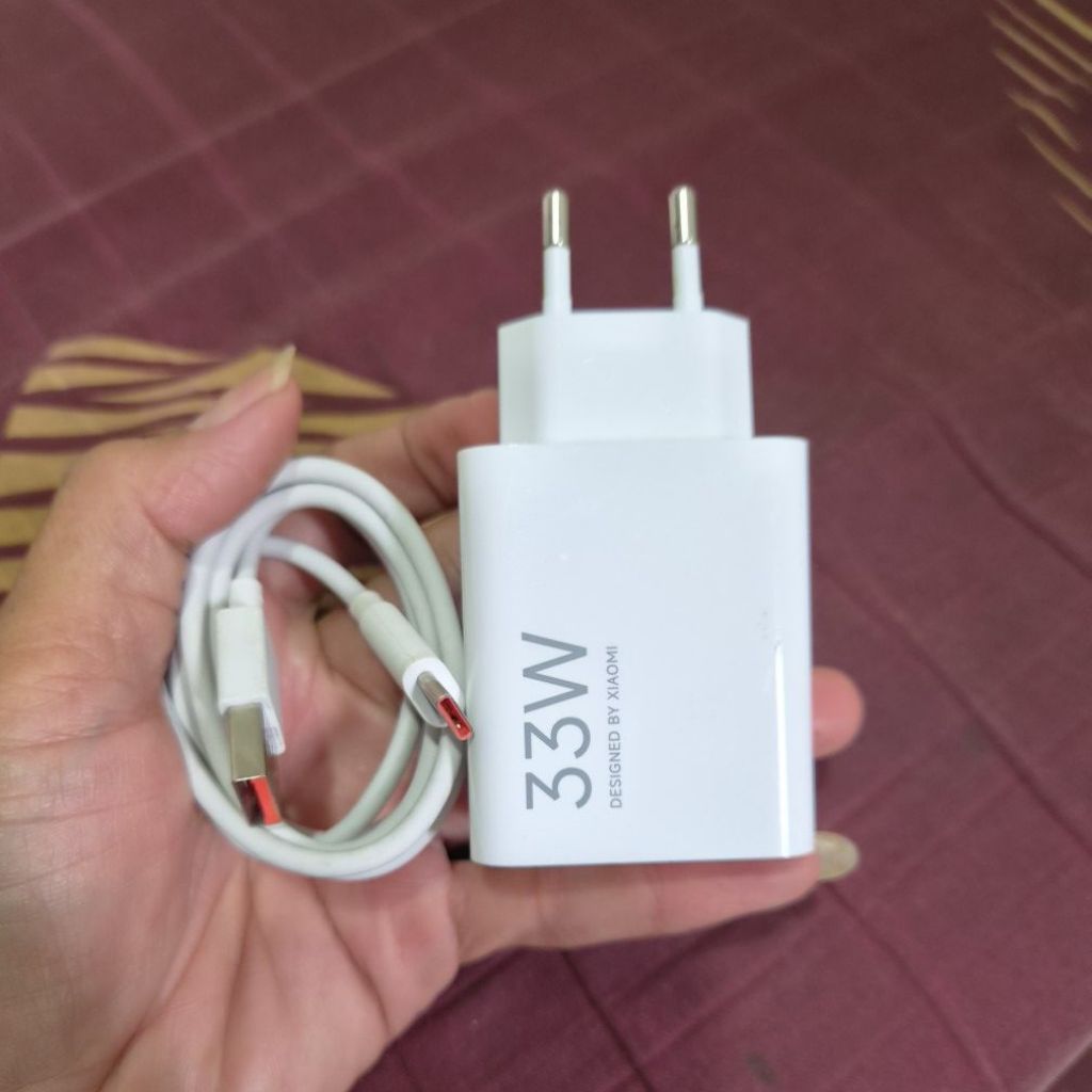 charger Xiaomi 33 watt original 100% bawaan Hp