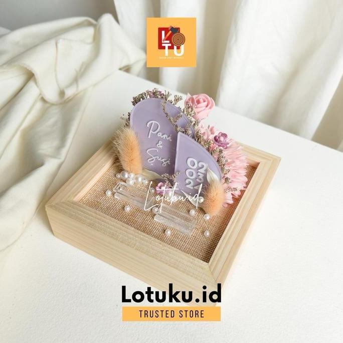 tempat cincin | kotak cincin tunangan | box cincin pernikahan | ring box rustic