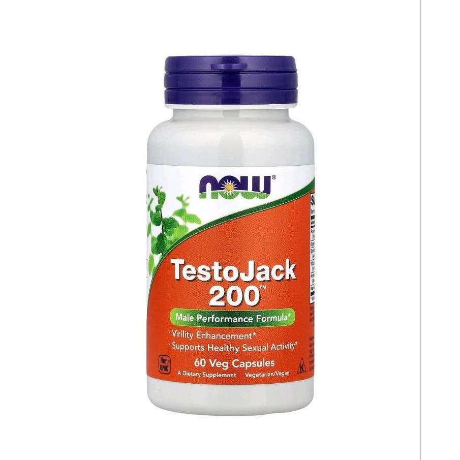 Now Foods TestoJack 200 60 Veg Capsules