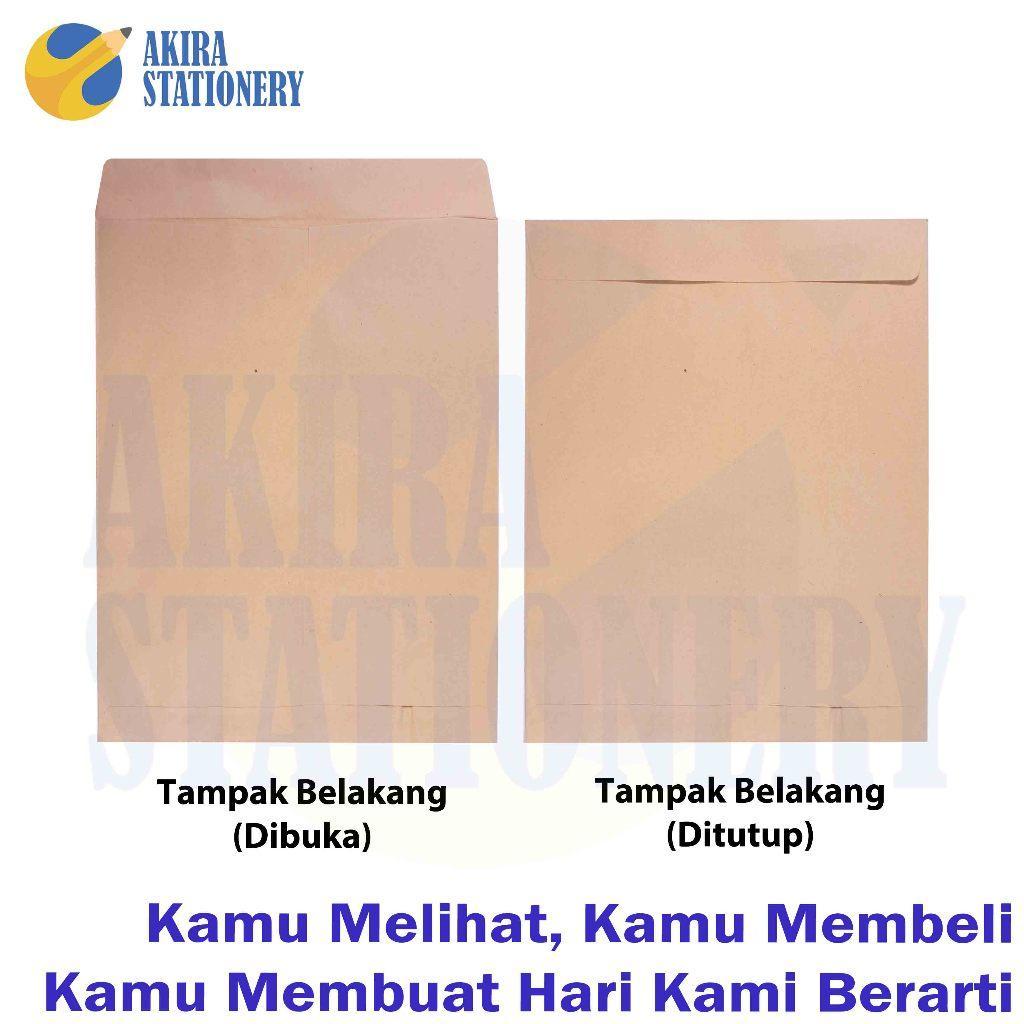 Amplop Coklat Executive 1/2 Folio 70 Gsm / Amplop Kertas Samson Garan Ukuran 19 X 25 Isi 100 Lembar