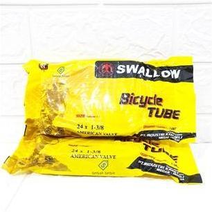 Promo BAN DALAM SEPEDA 24X1 3/8 SWALLOW AV DELI TIRE CITY BIKE JENGKI BALAP 24 X 24X 1 3 PER 8 CTB P