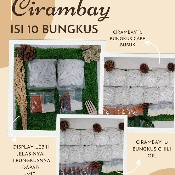 Yale- Paket Usaha Cirambay Isi 10 Bungkus Makanan Pedas Frozen Food - Cireng - Instan, Odeng, Baso