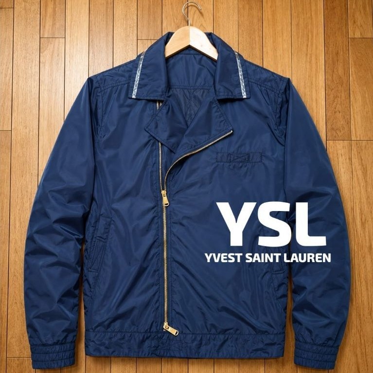 ysl jaket casual ramones second ysl bekas