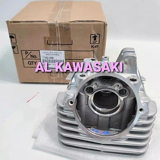 head cylinder blok head atas klx 150 klx150 type lama orinal