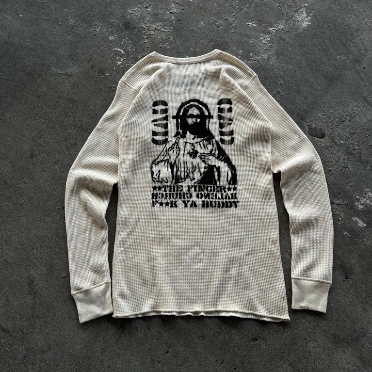 Jesus tee wafle t-shirt vintage
