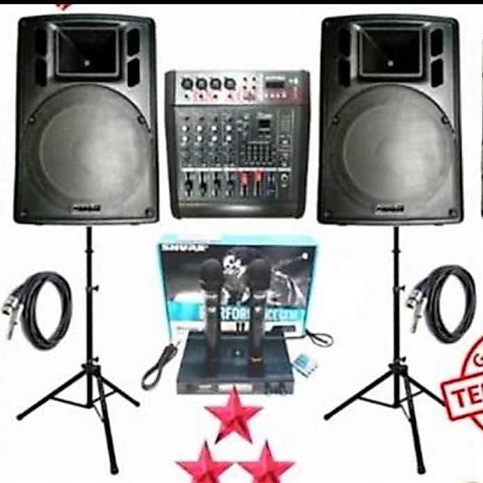 PAKET SOUND SYSTEM OUTDOOR DAN INDOOR 12CH POWER MIXER 600watt