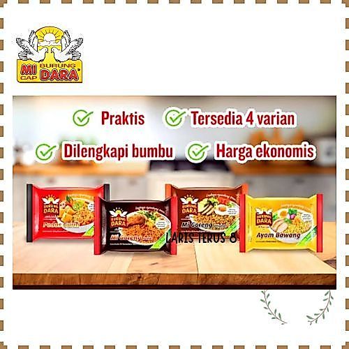 Mie Burung Dara - Mie Burung dara instan TANPA DI GORENG DENGAN DI OVEN - Mie Instan Goreng PEDAS Ku