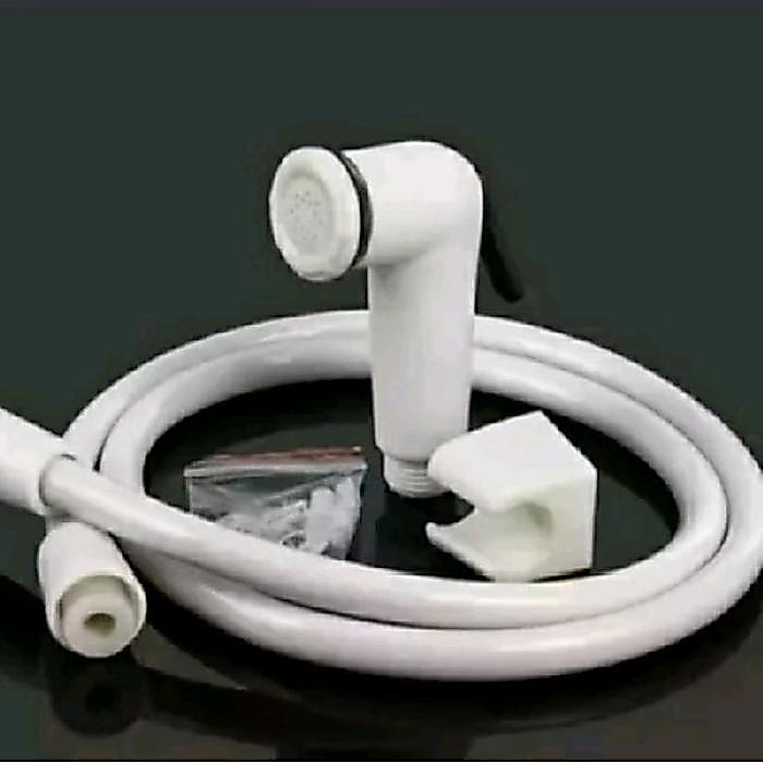 Set Jet Shower Kloset / Bidet Shower / Jet Wasser Kloset Selang Jet Shower closed