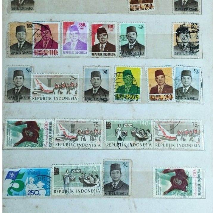 ALBUM PERANGKO LAWAS BEBERAPA NEGARA