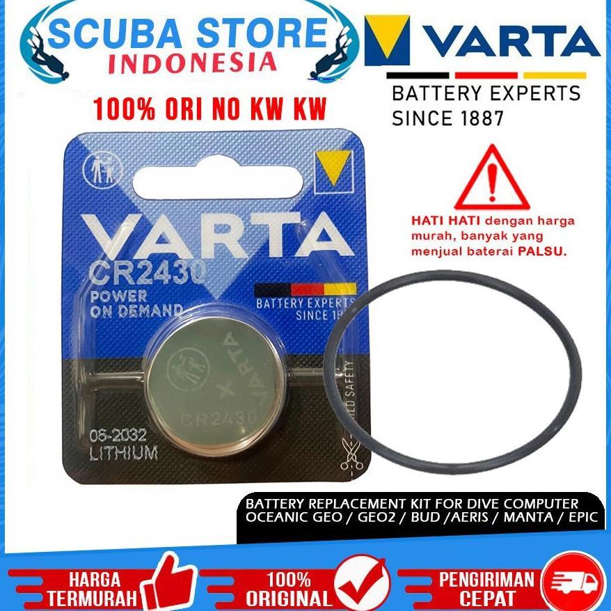 CR2430 Battery Replacement Kit Varta Dive Computer Suunto Oceanic Geo/Geo2/Bud/Aeris/Epic Scuba Divi