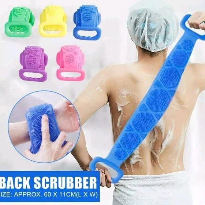 EZRANN - SIKAT MANDI PUNGGUNG - Sikat Punggung Silikon Sikat Mandi Badan Punggung
