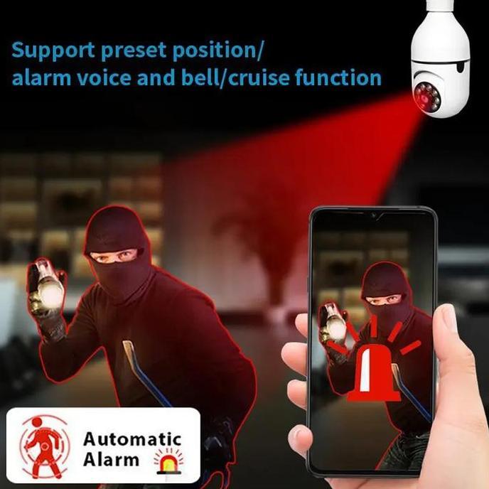 Cctv- Cctv V380 Pro Kamera Y 4Mp Cctv Indoor Kamera Cctv Kecil Terhubung Ke Smart Wifi Deteksi Gerak
