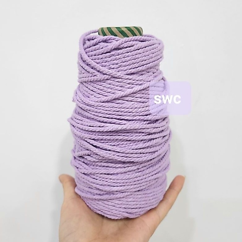 [5meter] Tali macrame/benang macrame/tali katun macrame 4 mm