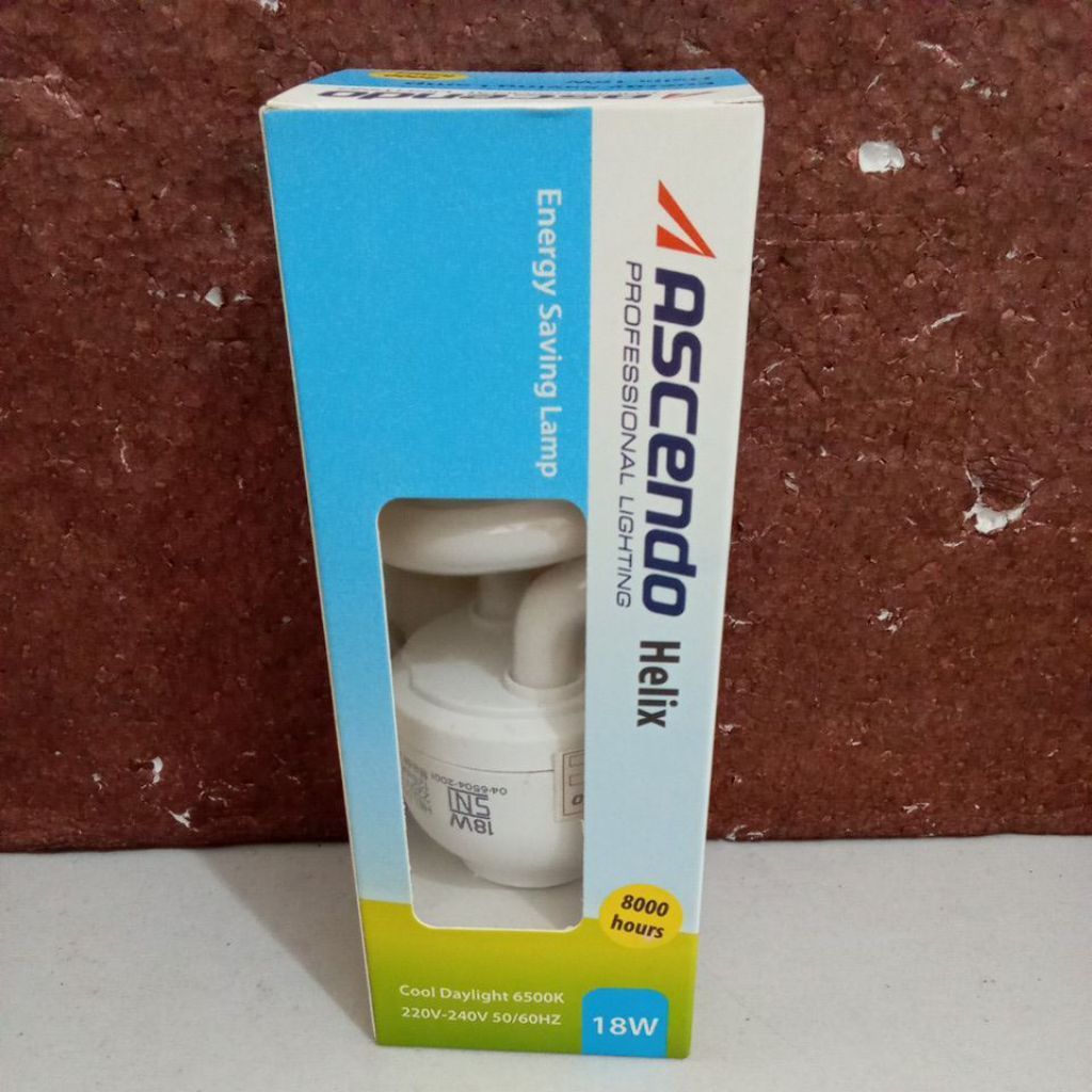 Lampu Helix Ascendo 18W / Cahaya Putih 6500k