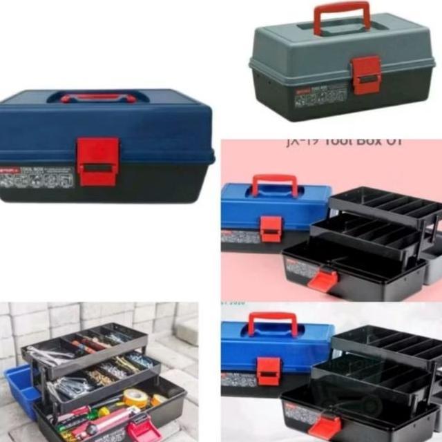 Toolbox Lion Star Plastik Jx 19 Kotak Penyimpanan Kotak Box Stb Tamiya