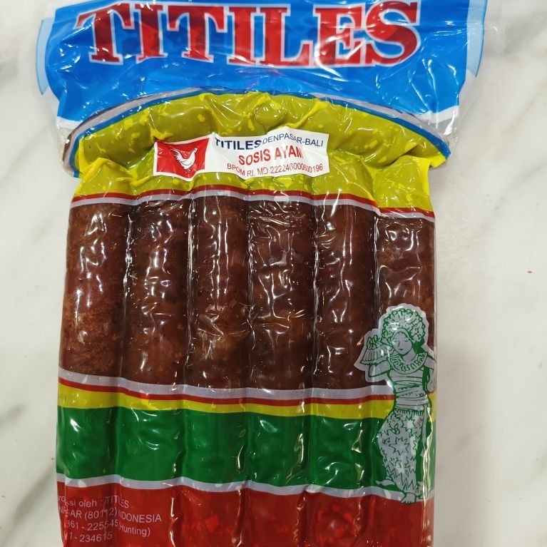 Sosis Ayam Titiles / Lapciong Ayam Titiles