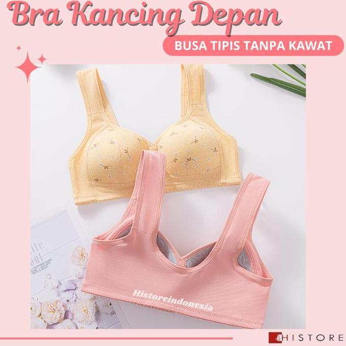 Cece- Bra Nita Seamless Push Up Kancing Depan Busa Tipis Lembut Dan Nyaman Bh Tanpa Kat Elegan 268