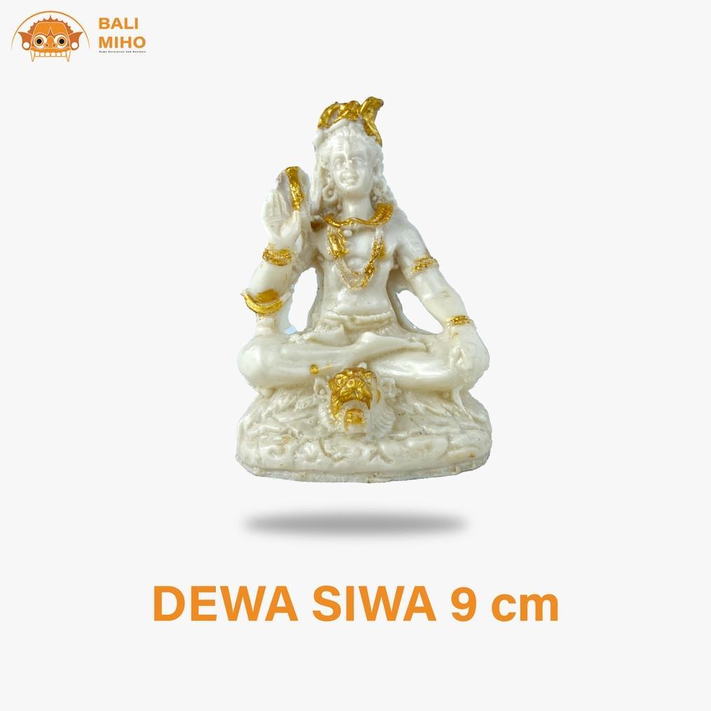 Patung Dewa Siwa Resin Mini 12 Cm - Patung Siwa - Patung Dewa Siwa - Mahadev Statue - Patung Dewa De