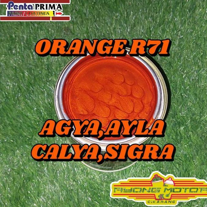 Cat Penta Oto/Cat Duco PU TT-2171 Orange R71 Ayla,Agya,Calya,Sigra