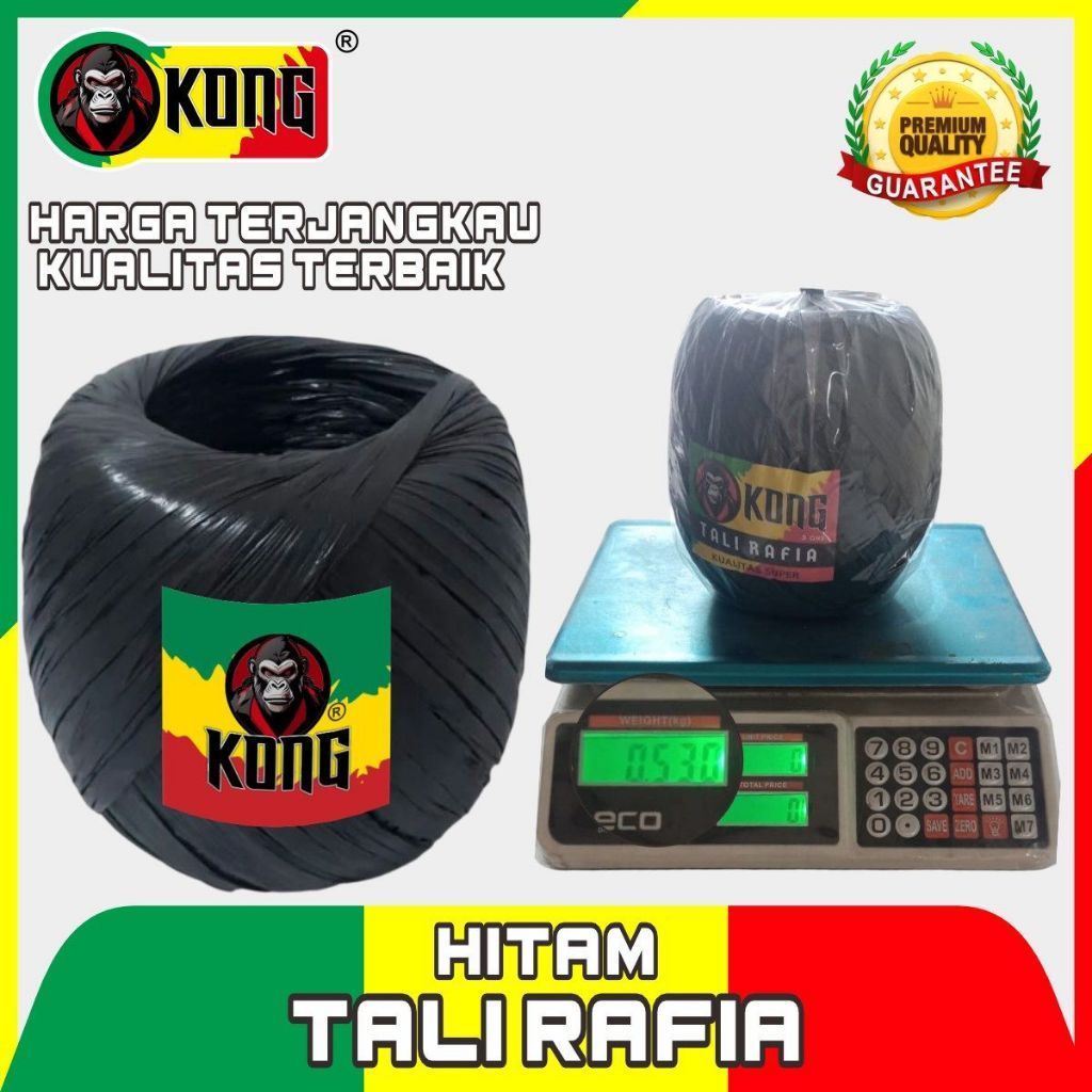 TALI RAFIA HITAM | Tali Plastik Hitam | Tali Rafia | Tali Hitam