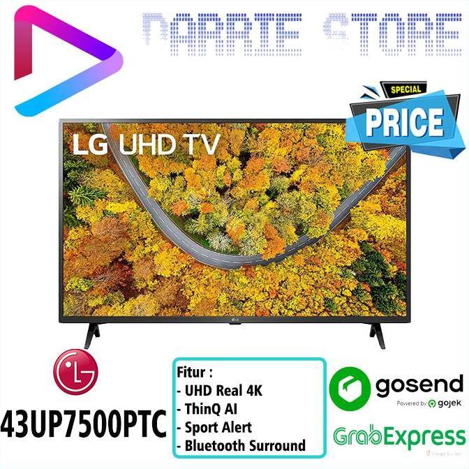 Allthebest- LG TV 43UP7500PTC 43 INCH SMART TV 4K UHD 43UP7500 43UP750 43UP75