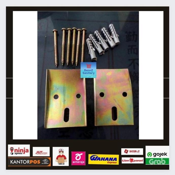 Promo hak wastafel model toto, bracket penggantung wastafel, bracket urinoir Diskon