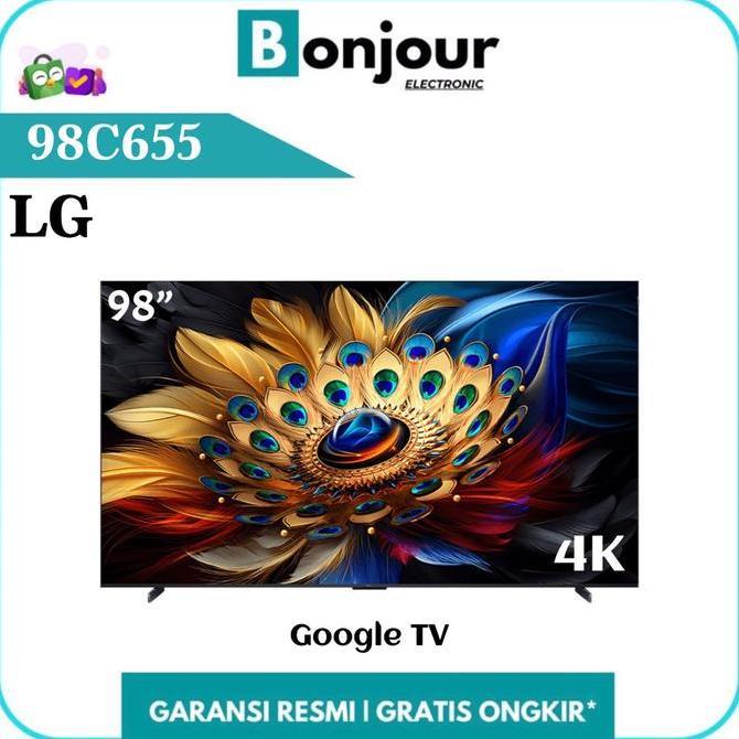 Allthebest- Smart TV TCL 98 Inch Qled Pro TCL 98C655 4K UHD Google TV 98Inch C655