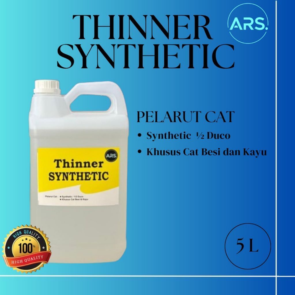 THINNER SYNTHETIC 5 LITER / PENGENCER CAT KAYU DAN BESI / THINNER B