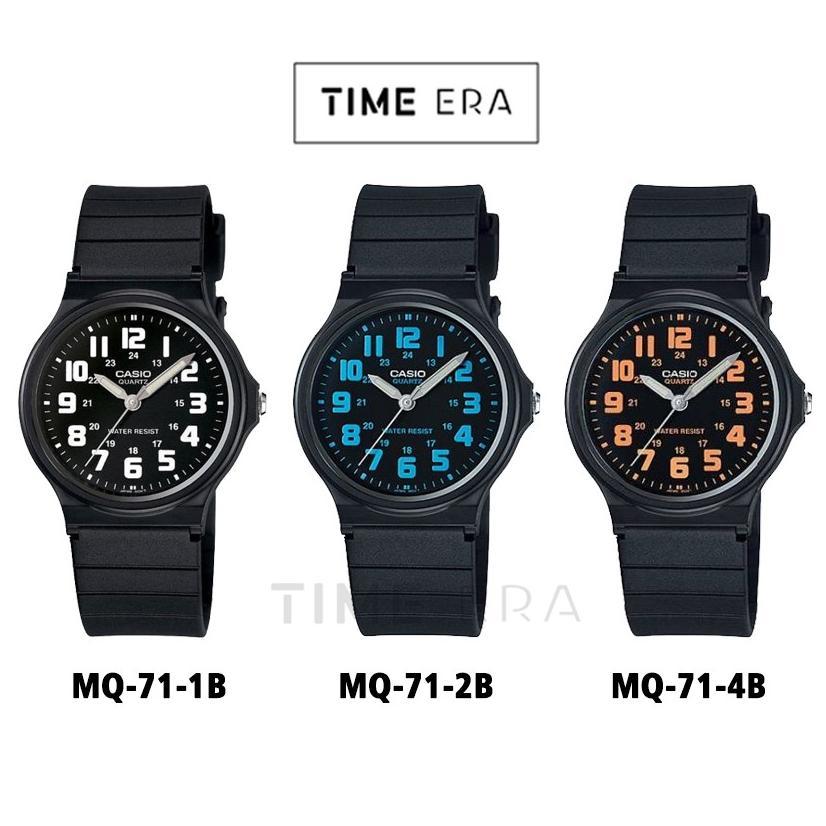Casio General MQ-71-1B/ MQ71-2B 4BJam Tangan Unisex Analog Rubber Karet