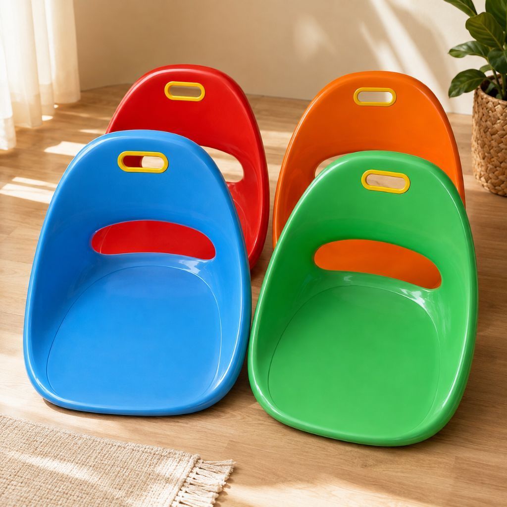 Kursi Lesehan Plastik Bangku Lesehan Duduk Nyaman Meditasi Gaming Istirahat Chair Serbaguna Kursi Le