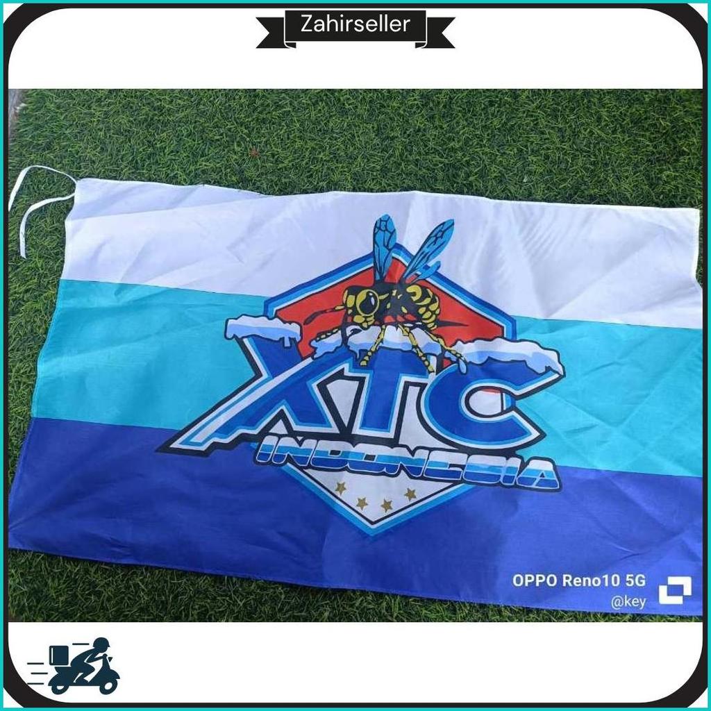 Bendera Xtc Fullprint Bendera Xtc Logo Lebah Fast Moving