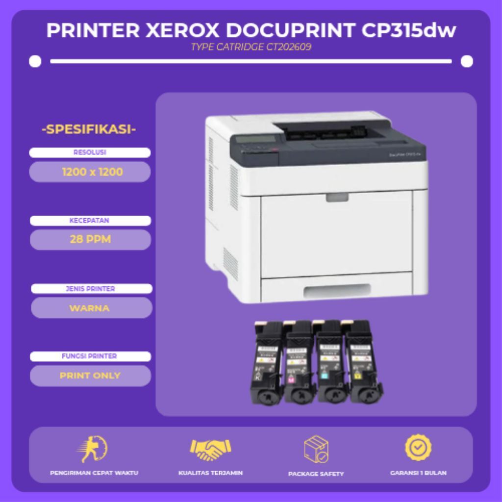Printer Fuji Xerox 315 Docuprint CP315DW Laser Color