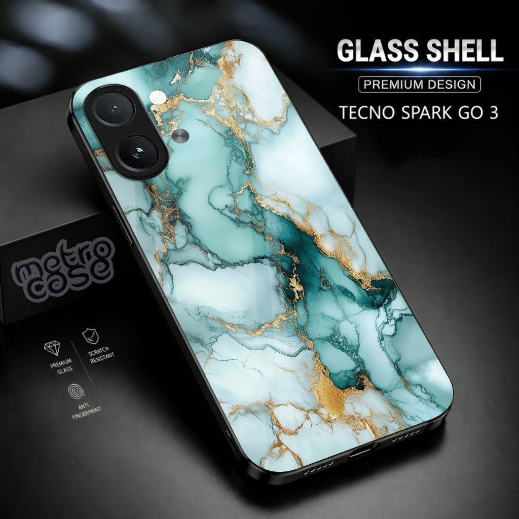 Softcase Glass Kaca Kilau TECNO SPARK GO 3 - TECNO - SPARK GO 3 2026 - TECNO SPARK GO 3 - G30