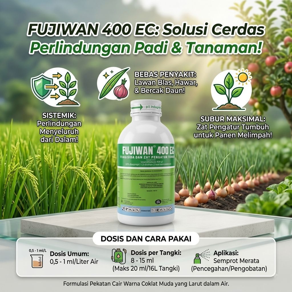 Fungisida Sistemik Fujiwan 500ml - Efektif untuk Blas Padi