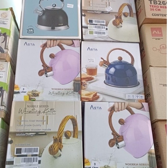 TEKO SIUL MERK STEIN / ASTA TEKO STAINLESS 3L TAKO BUNYI ANTI KARAT TAHAN PANAS WHISTLING KETTLE KUA